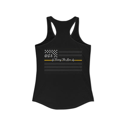 Thin Yellow Line Women's Racerback Tank
