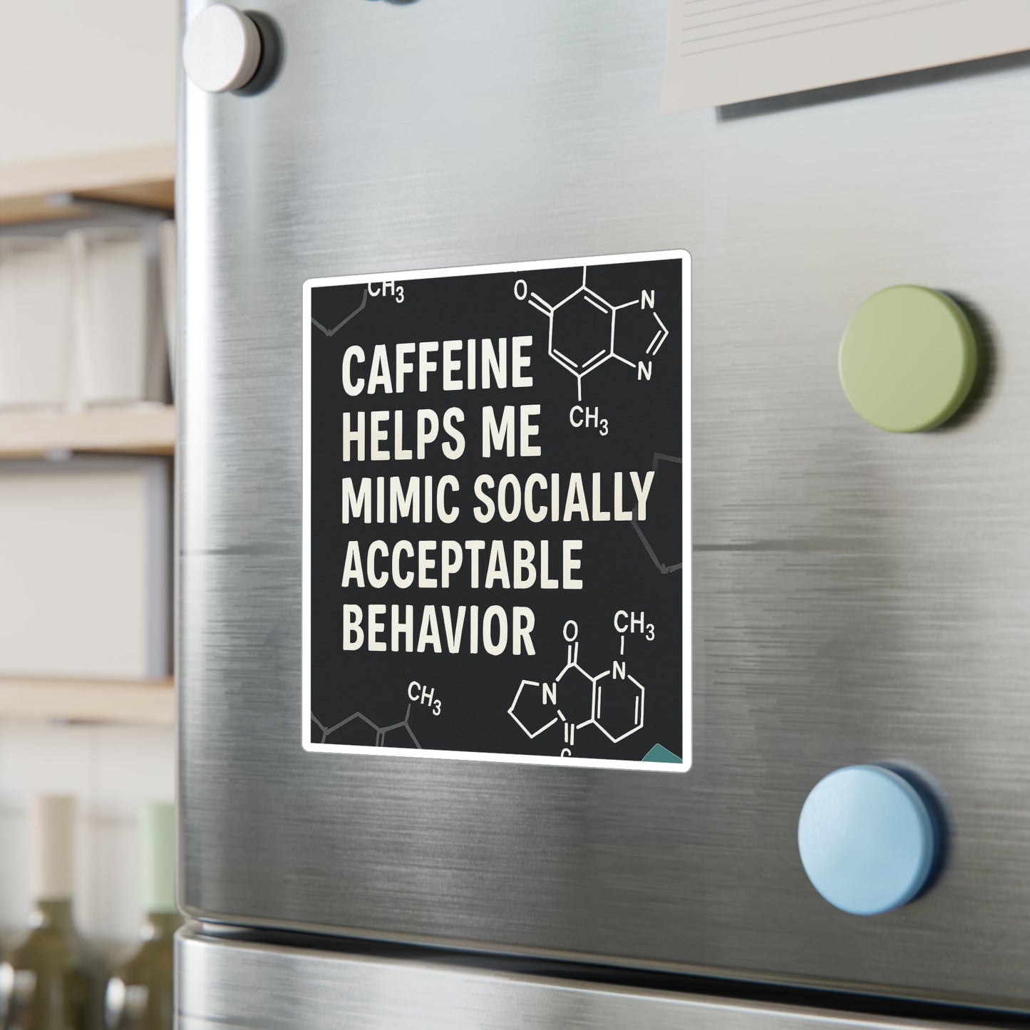 Socially Acceptable Vinyl Decal