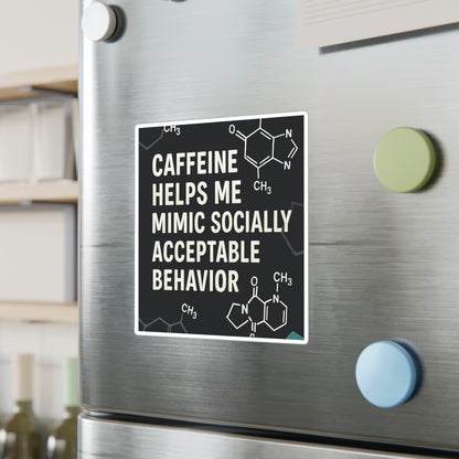 Socially Acceptable Vinyl Decal