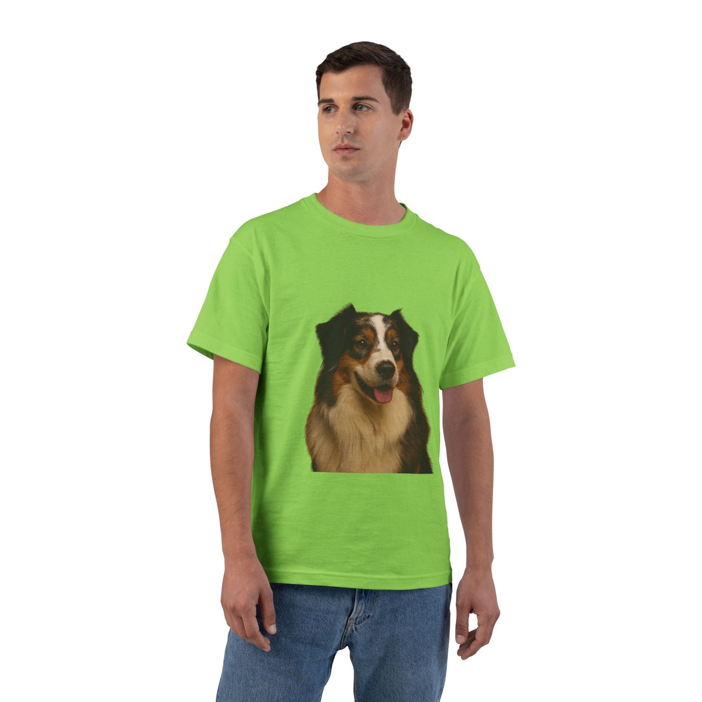 Aussie Head Men's Short-Sleeve Crewneck Tee