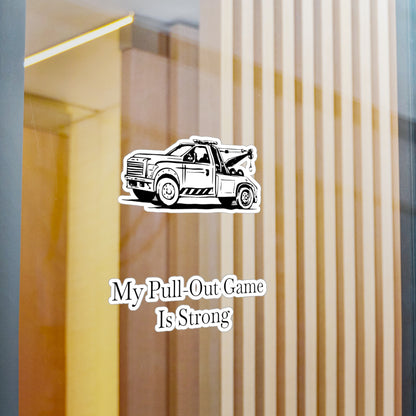 Pull Out Wheel Lift Tow Truck Vinyl Decal