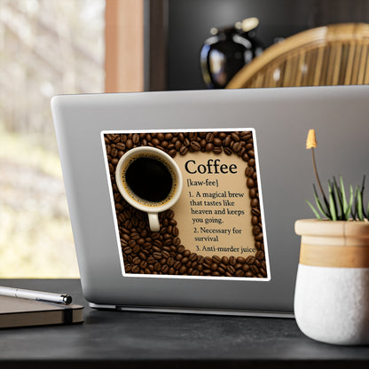Coffee Definition Vinyl Decal