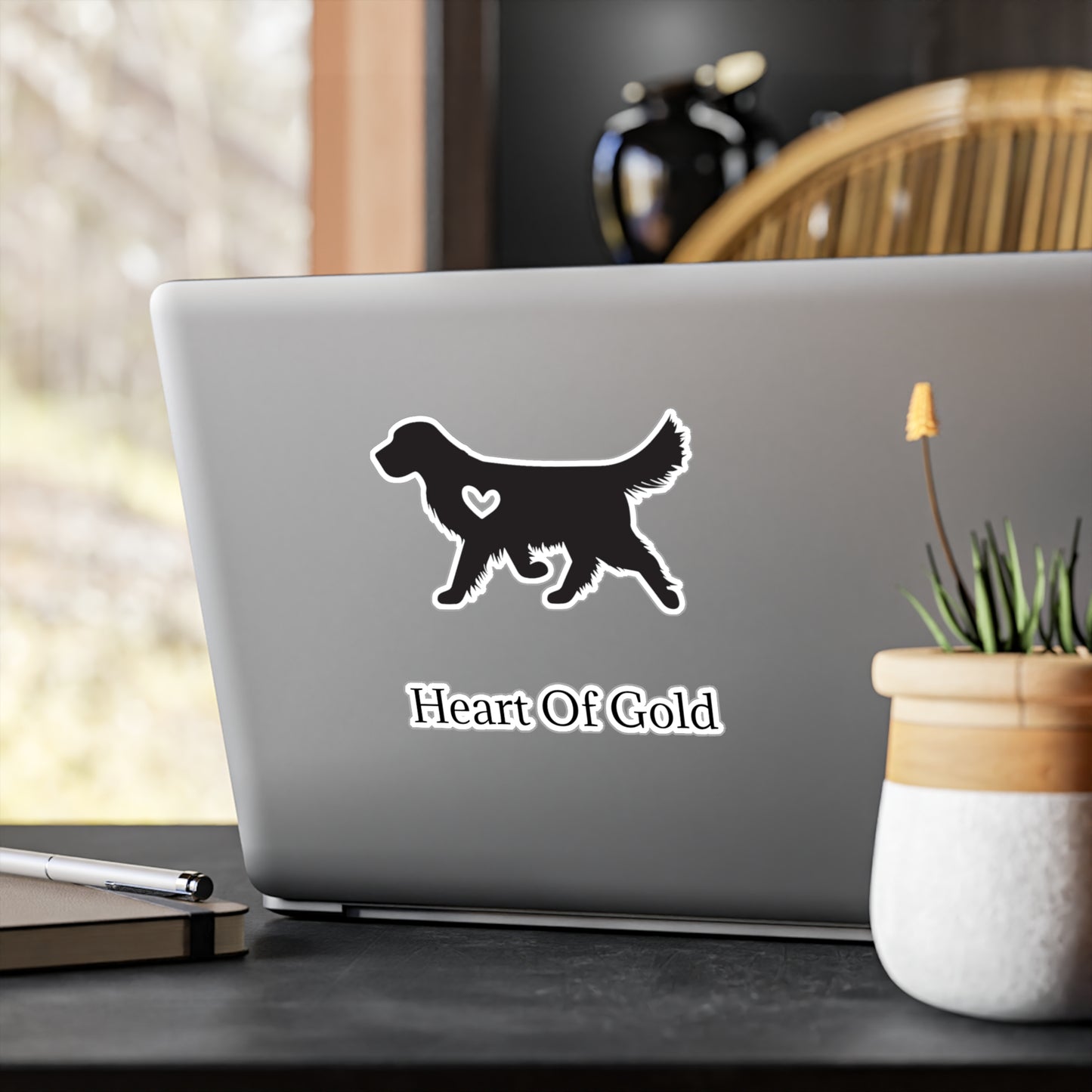 Heart Of Gold Vinyl Decal