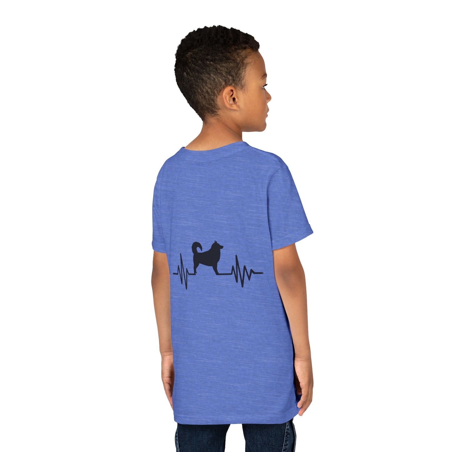 My Heart Beats For Malamutes Youth Unisex Short Sleeve Crewneck Tee