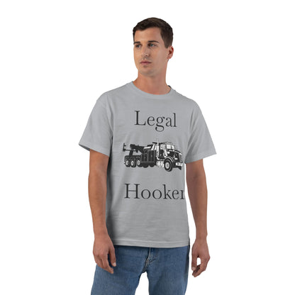 Legal H**ker Heavy Tow Truck Men's Short-Sleeve Crewneck Tee