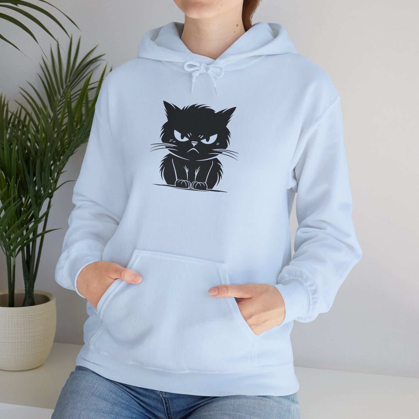 Angry Cat Unisex Hoodie