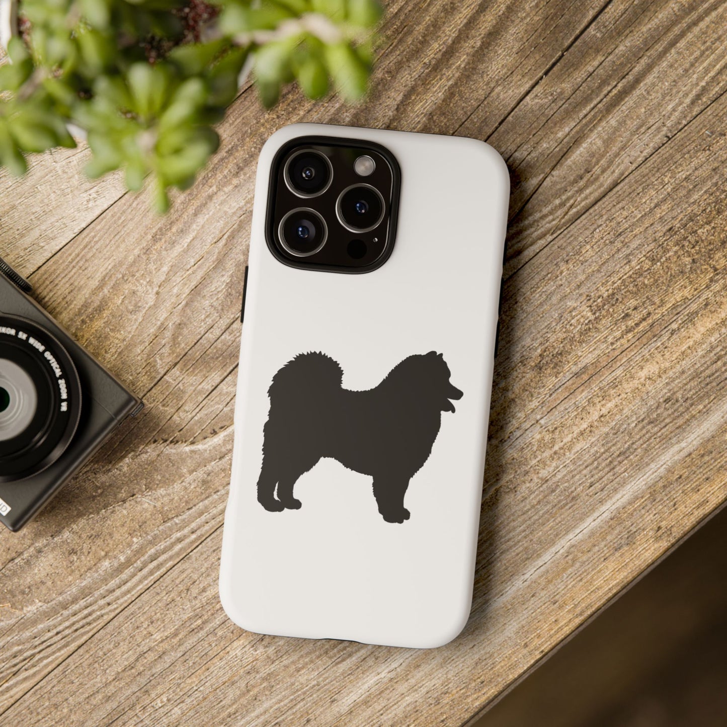 Samoyed Silhouette iPhone Case