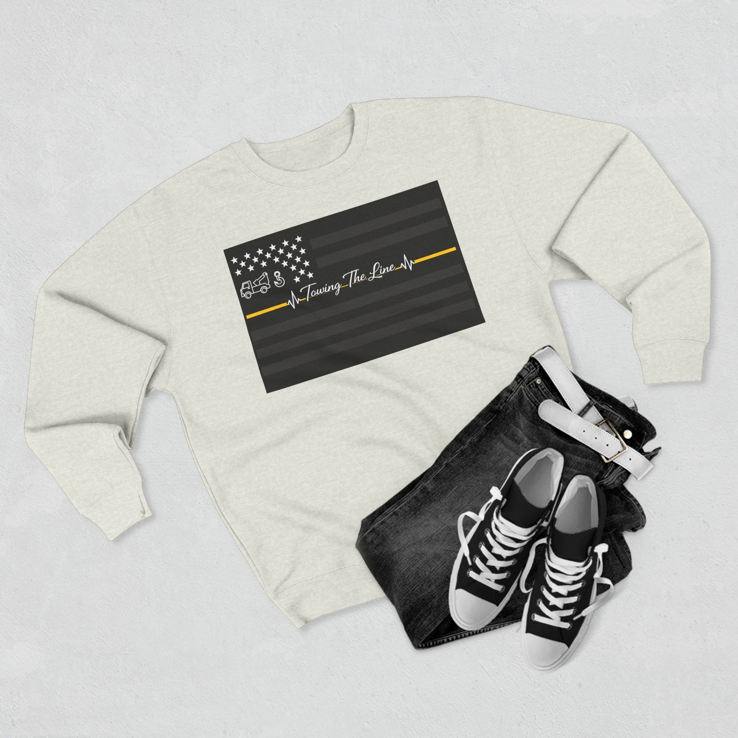 Thin Yellow Line Unisex Crewneck Sweatshirt