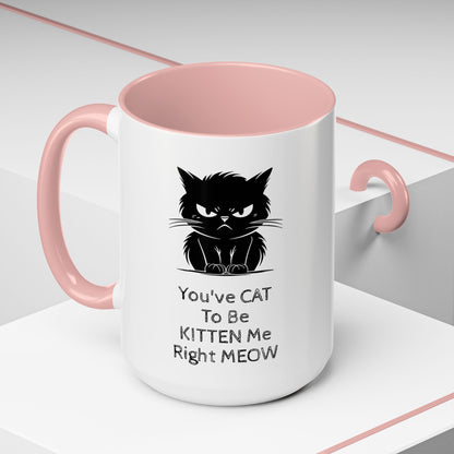 KITTEN Me 2-Tone Coffee Mug