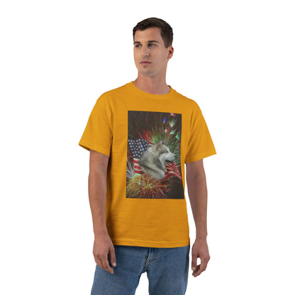 American Malamute Men's Short-Sleeve Crewneck Tee
