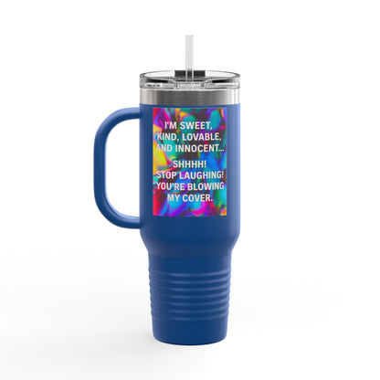 Blowing My Cover Insulated Travel Mug