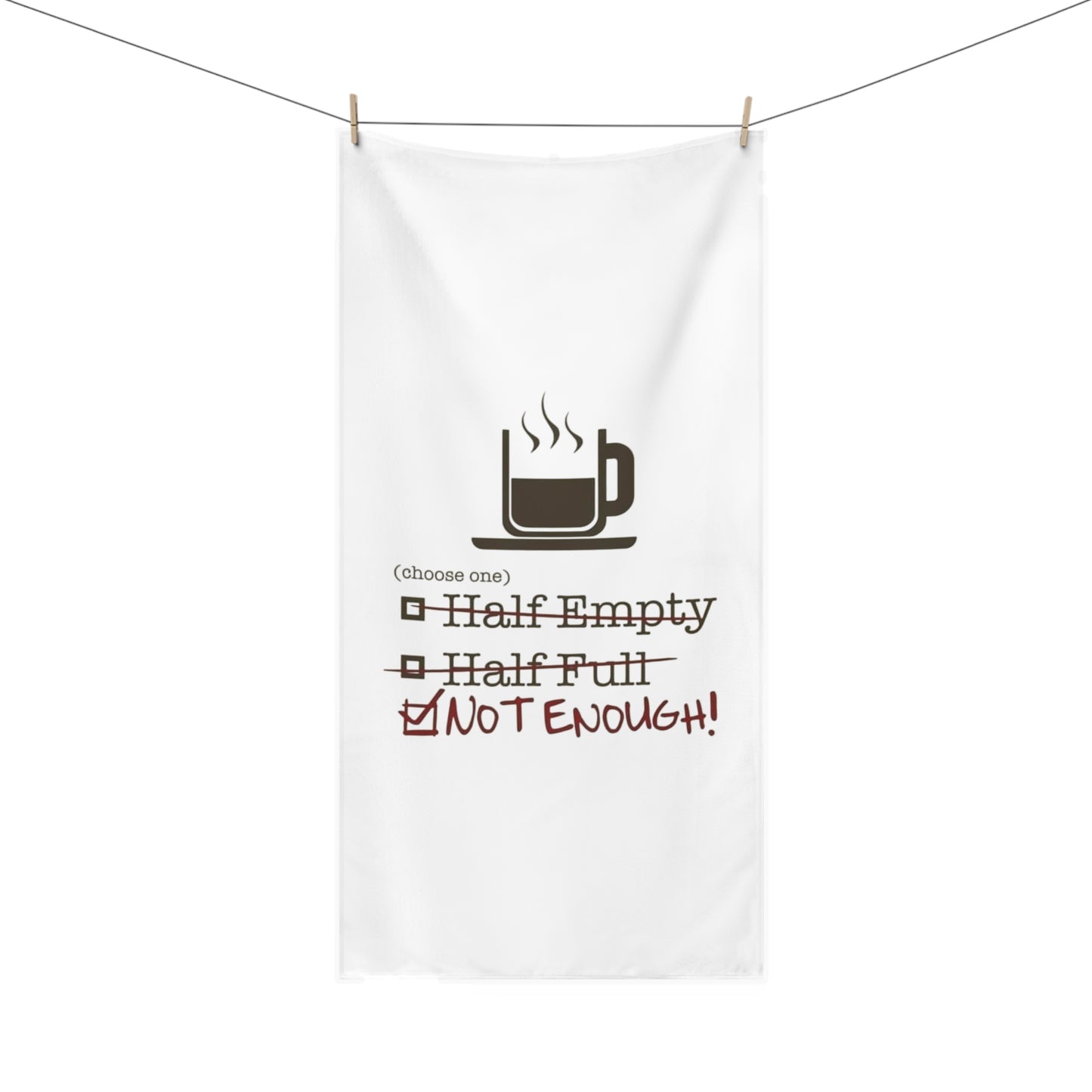 Not Enough Mink-Cotton  Beach Towel