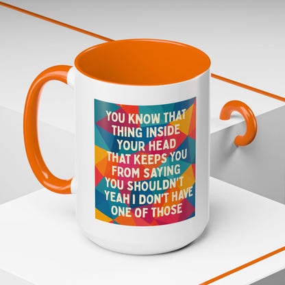 No Filter 2-Tone Coffee Mug
