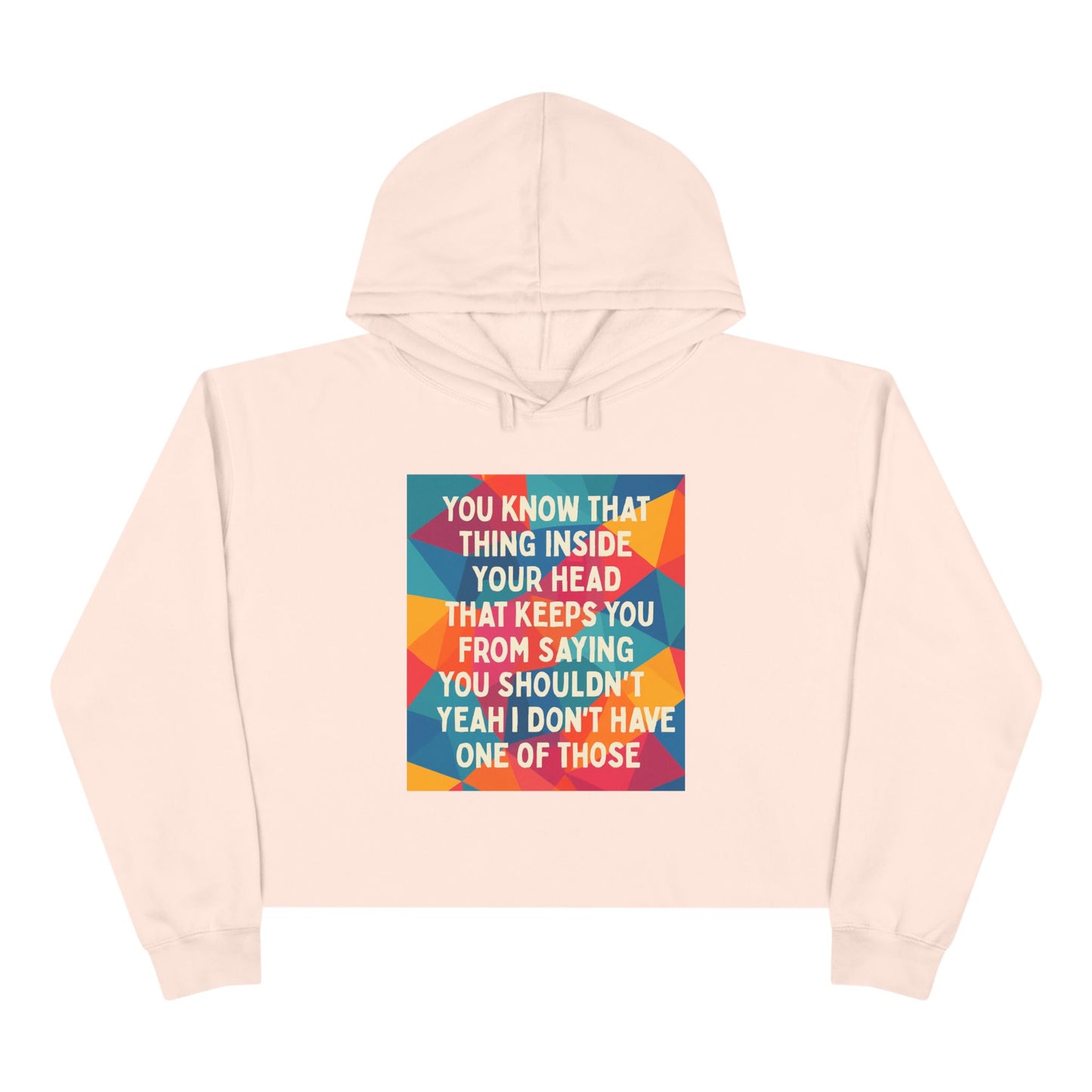 No Filter Women's Crop Hoodie