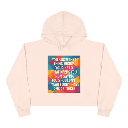 No Filter Women's Crop Hoodie