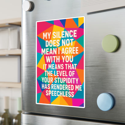 Speechless Vinyl Decal