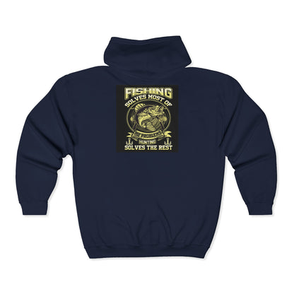 Problem Solving Unisex Full Zip Hoodie
