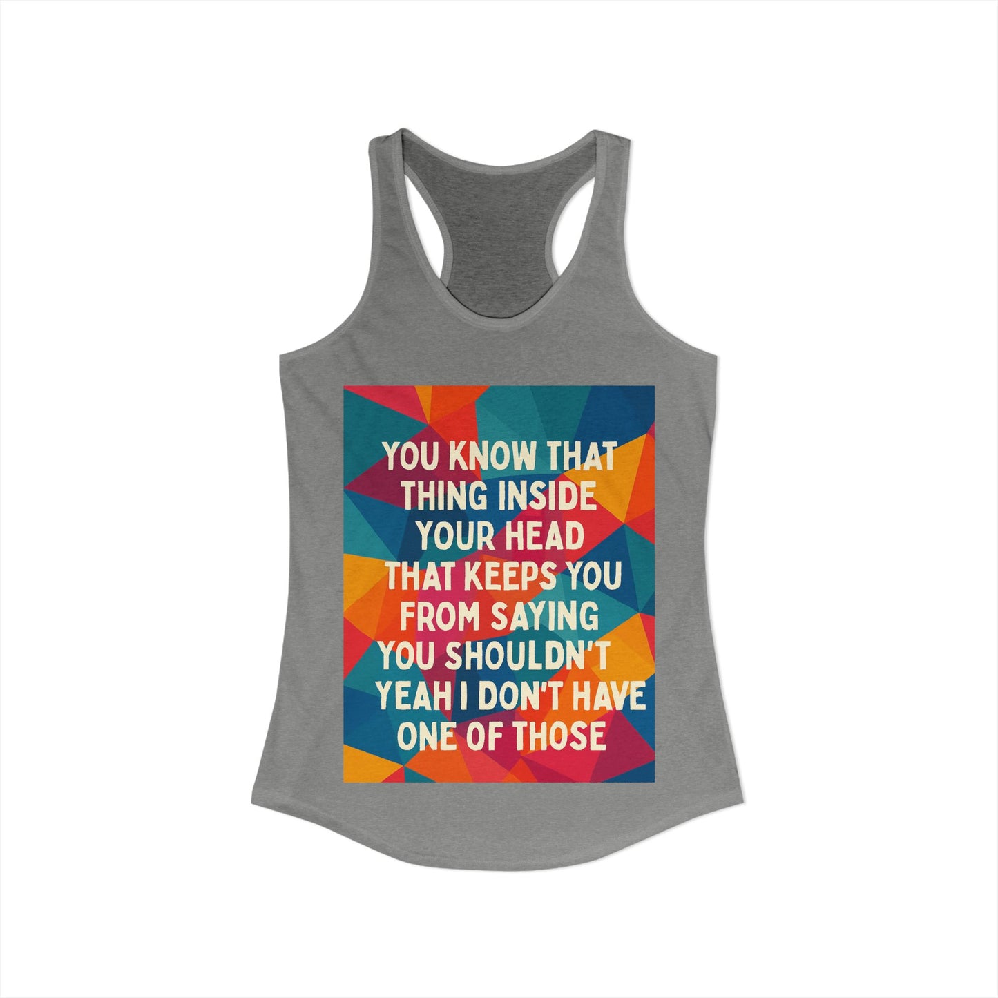 No Filter Women's Racerback Tank