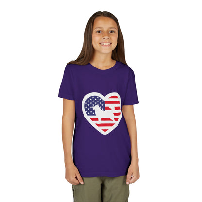 Malamute Flag Youth Unisex Short Sleeve Crewneck Tee
