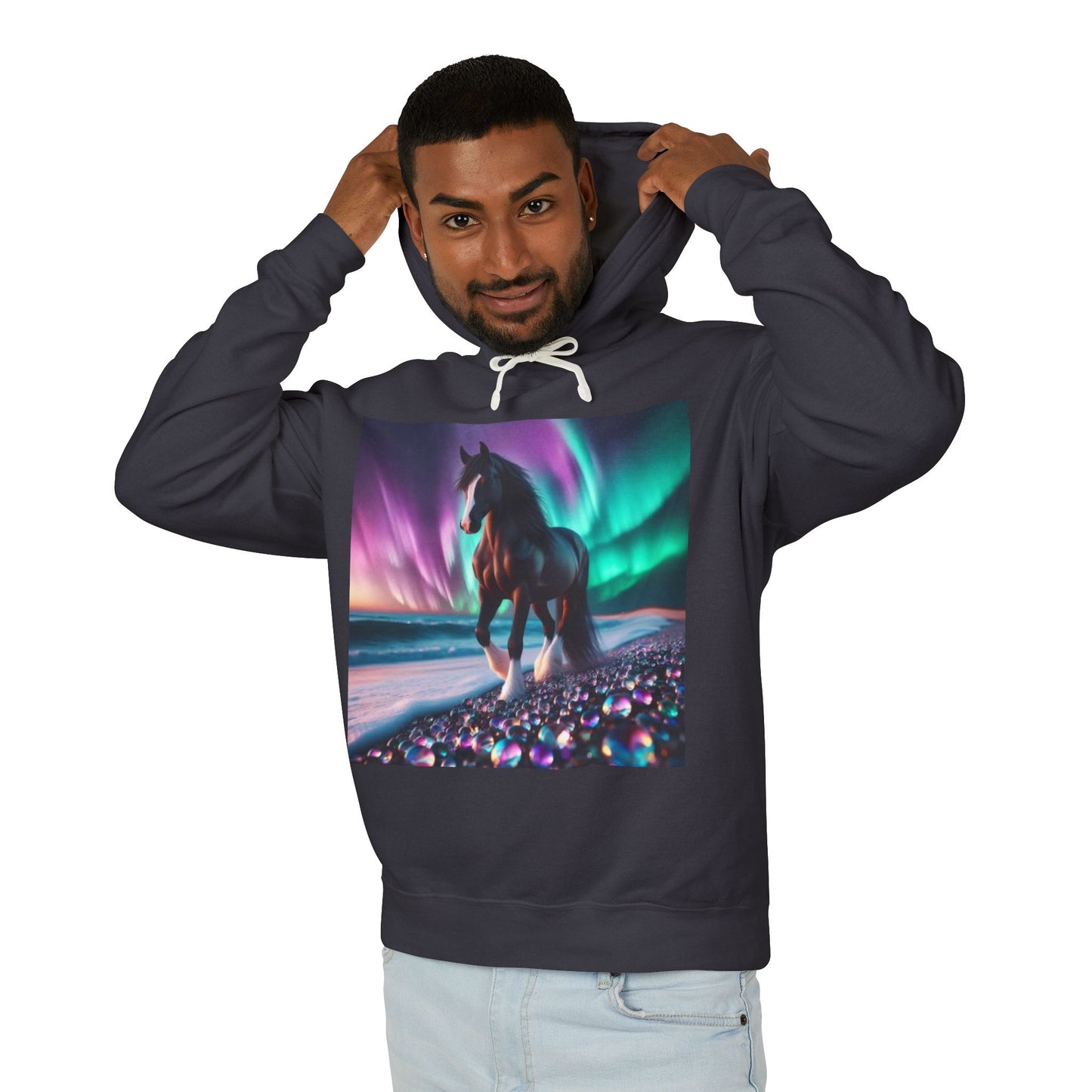Midnight Magic Unisex Lightweight Hoodie