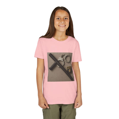 Law Enforcement Appreciation Youth Unisex Short Sleeve Crewneck Tee