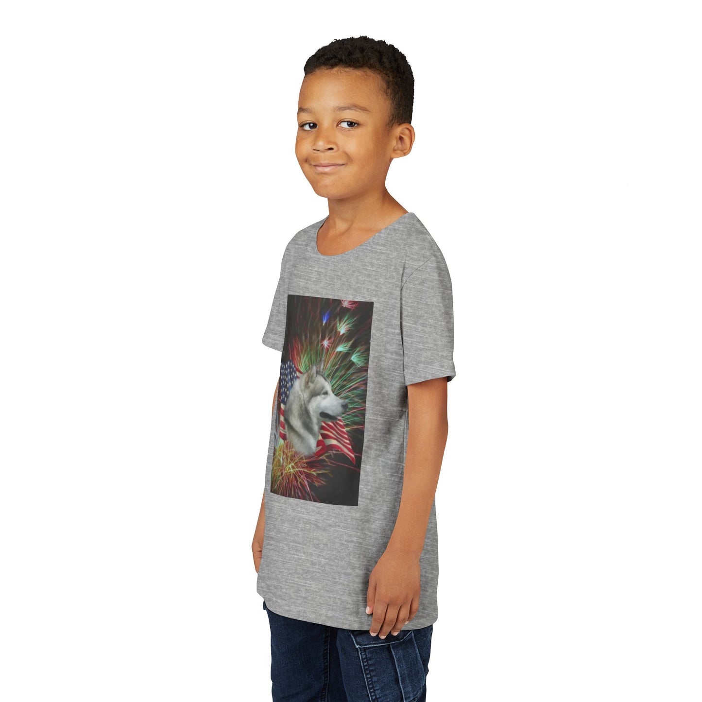 American Malamute Youth Unisex Short Sleeve Crewneck Tee