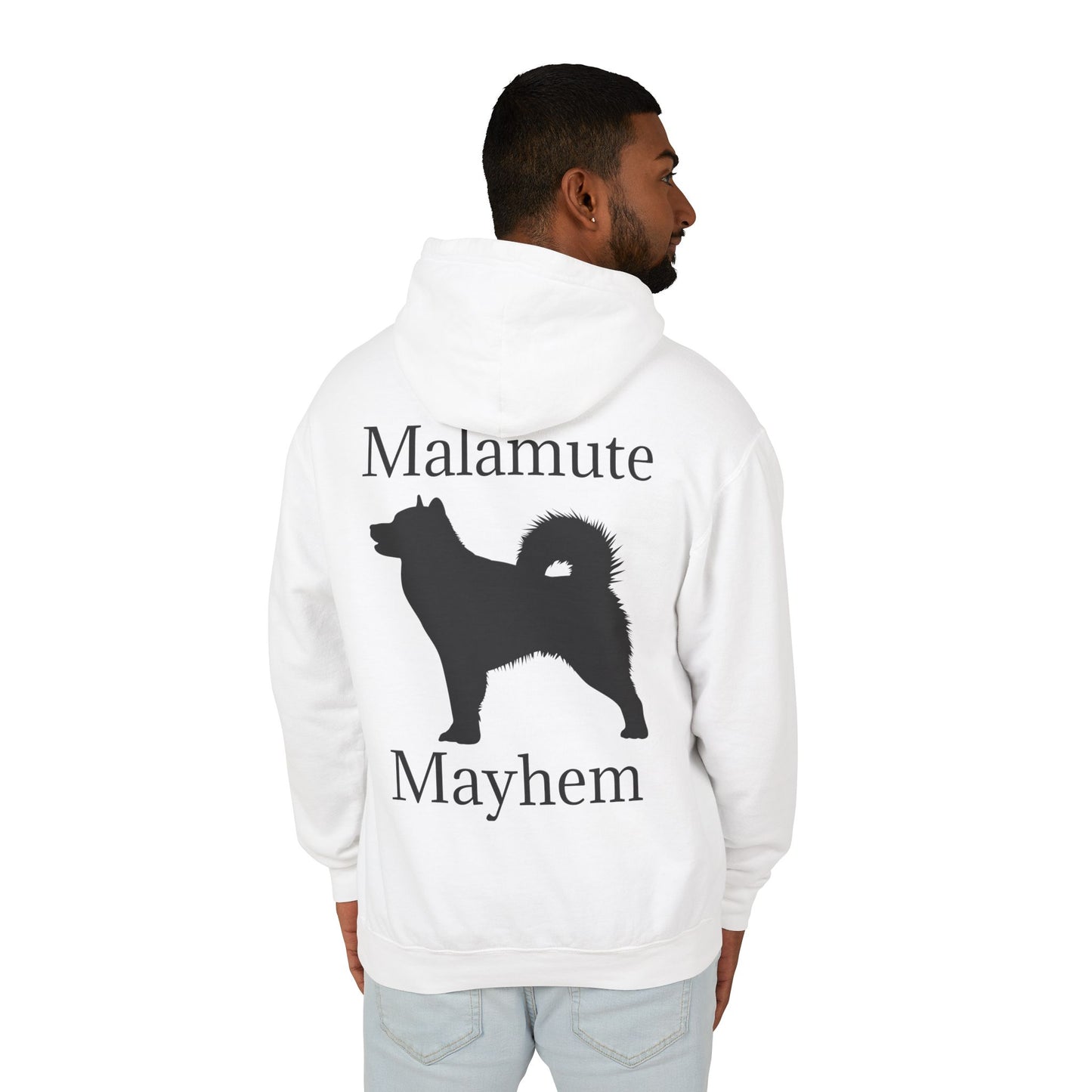 Malamute Mayhem Unisex Lightweight Hoodie