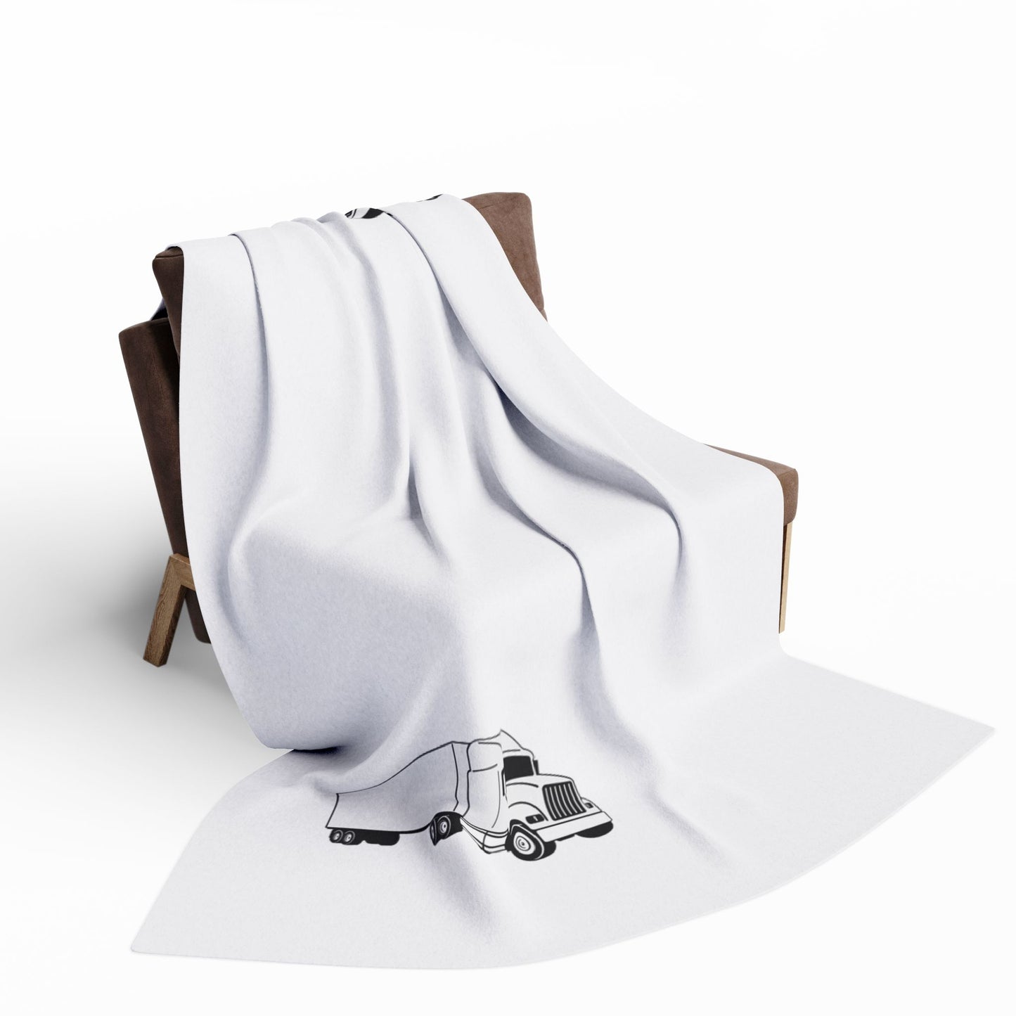 Semi Truck Arctic Fleece Blanket