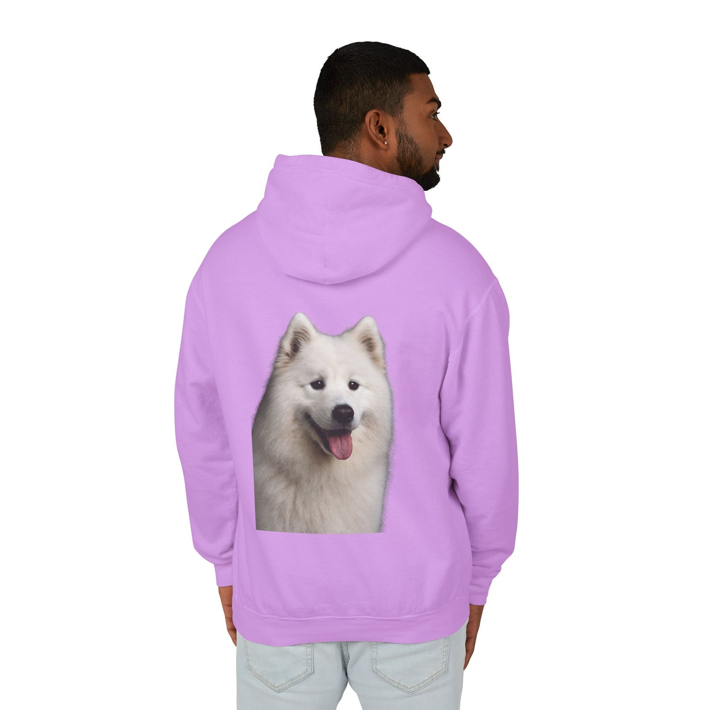 Samoyed Head Unisex Lightweight Hoodie