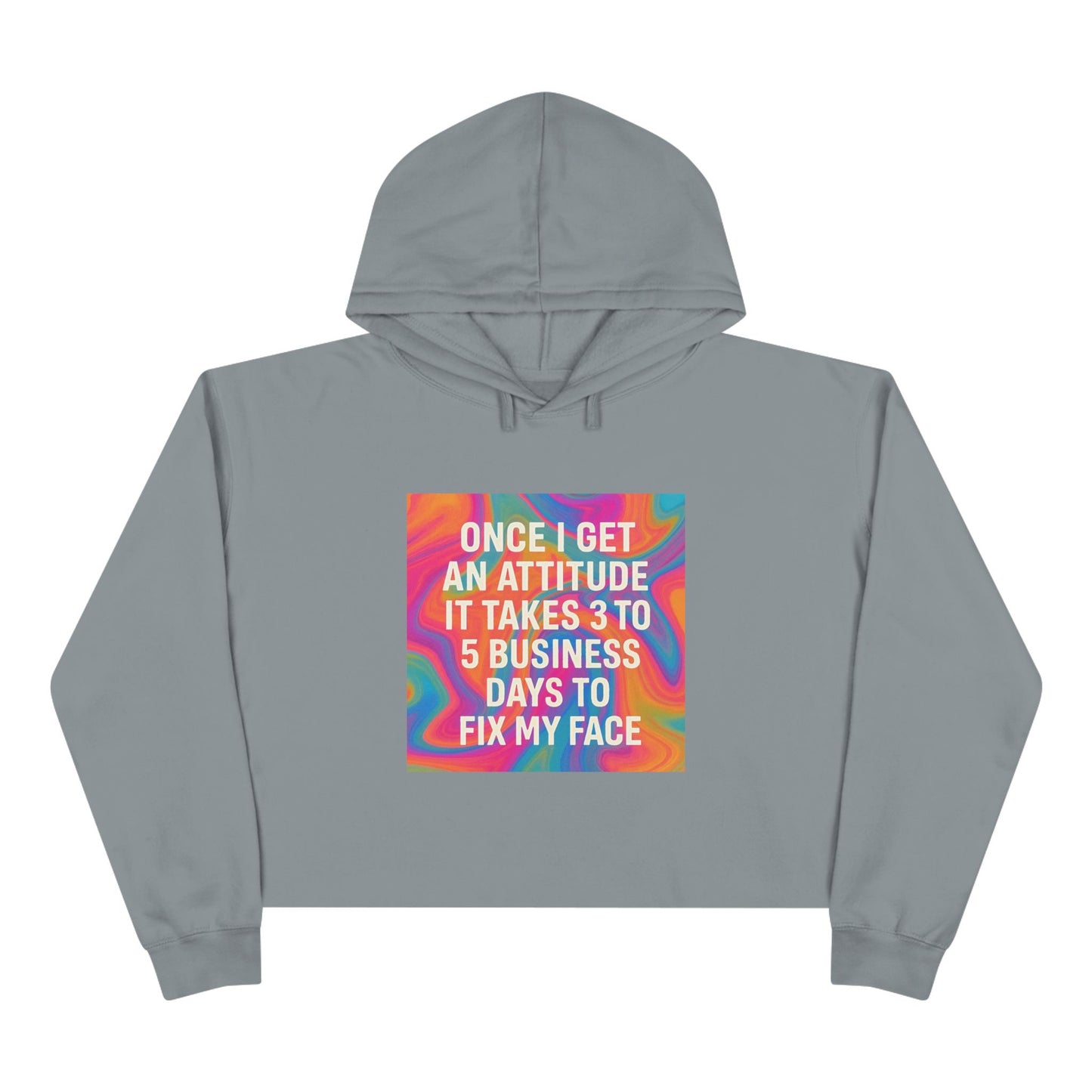Fix My Face Women's Crop Hoodie