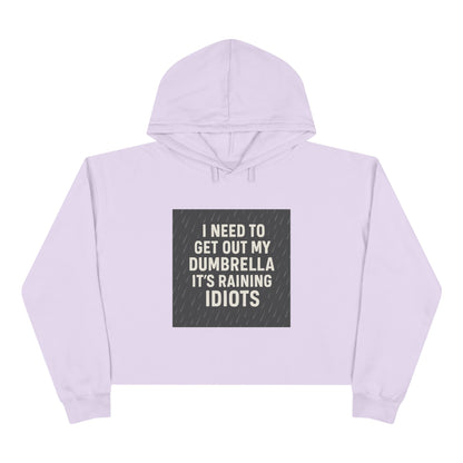 Dumbrella Women's Crop Hoodie