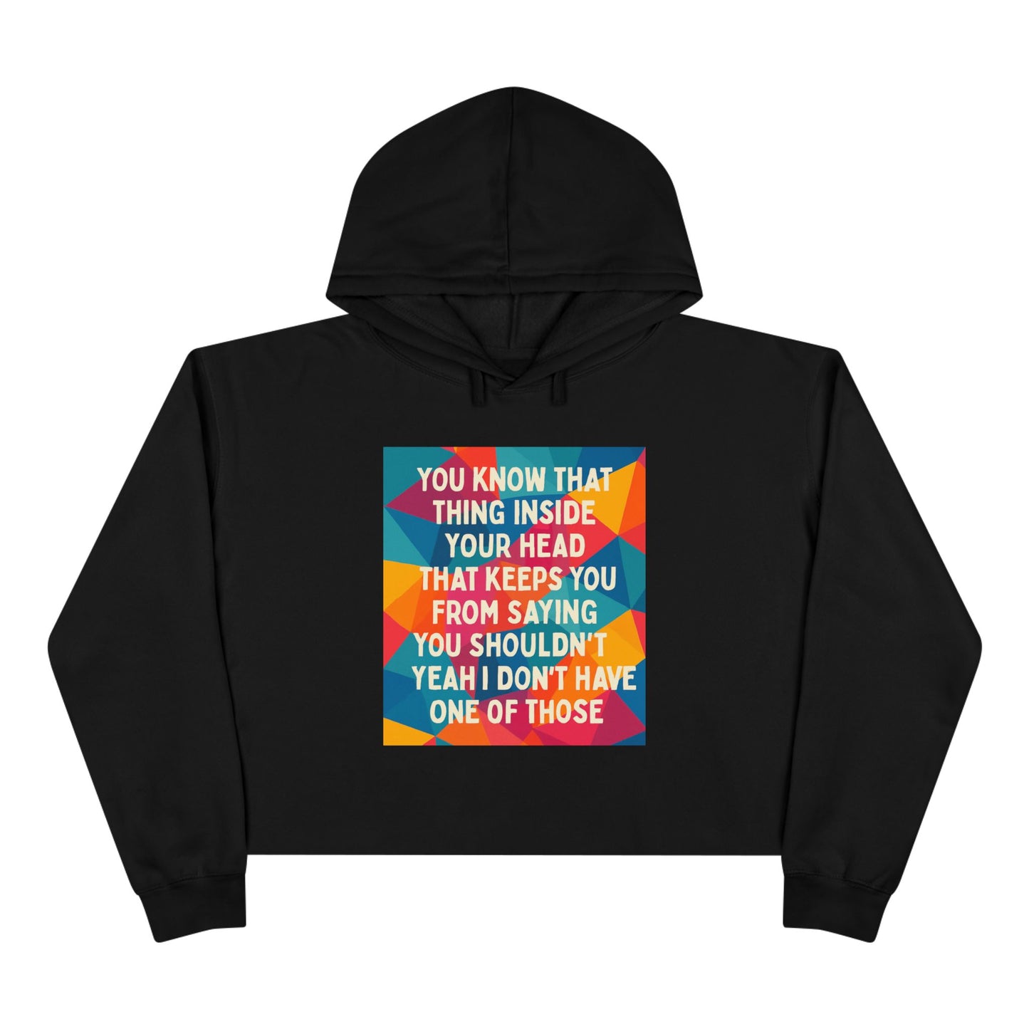 No Filter Women's Crop Hoodie