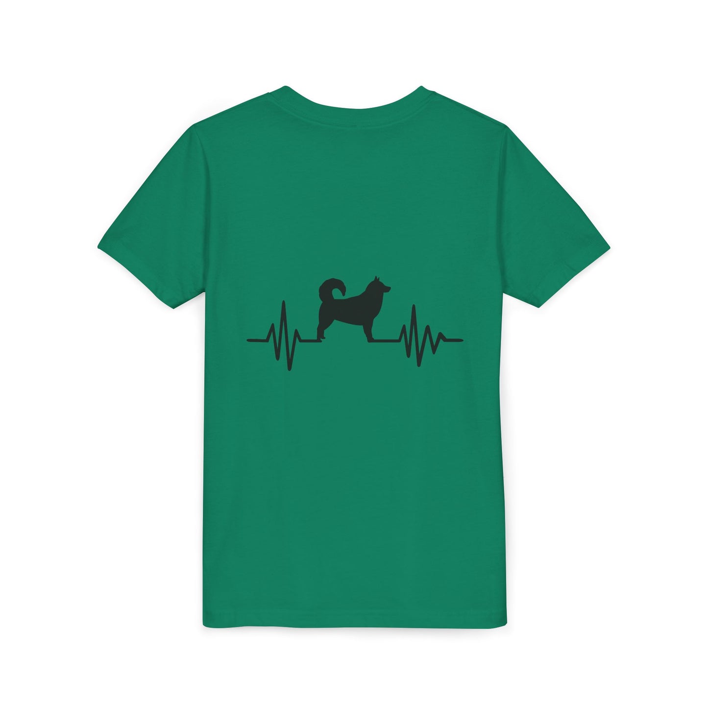 My Heart Beats For Malamutes Youth Unisex Short Sleeve Crewneck Tee