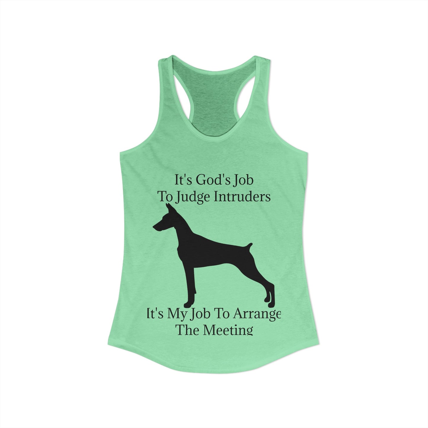 Arrange The Meeting Women's Racerback Tank