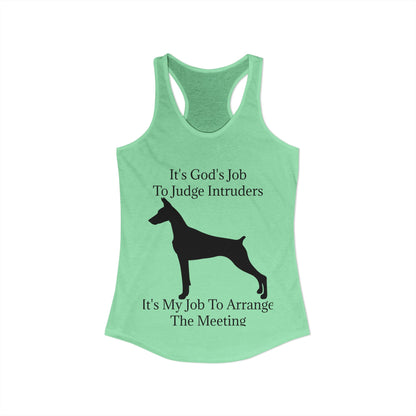 Arrange The Meeting Women's Racerback Tank