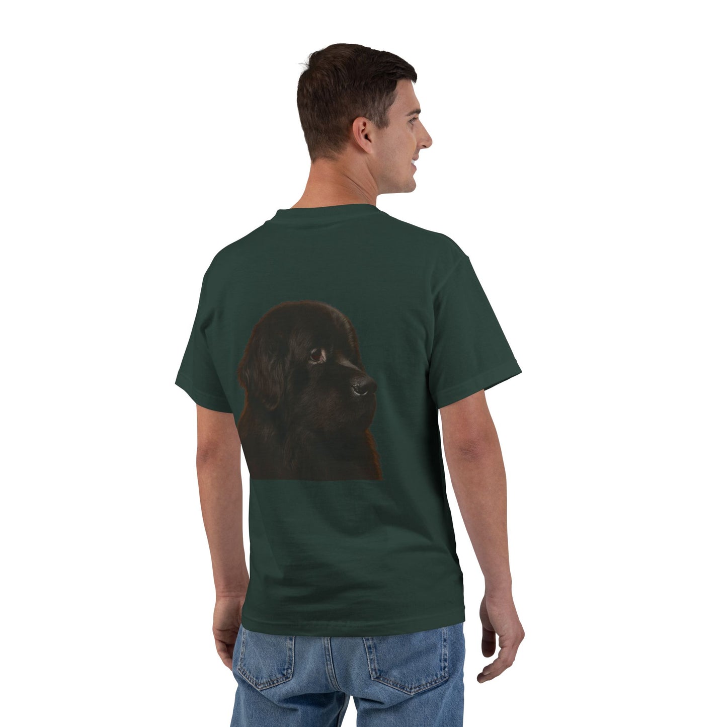 Newfie Head Men's Short-Sleeve Crewneck Tee