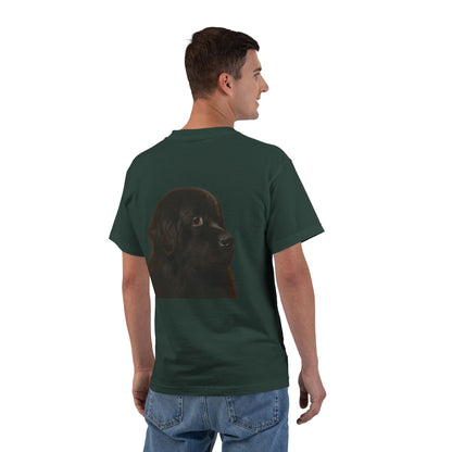 Newfie Head Men's Short-Sleeve Crewneck Tee