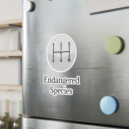 Endangered Species Vinyl Decal