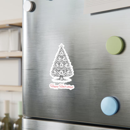 Happy Howl-idays Vinyl Decal