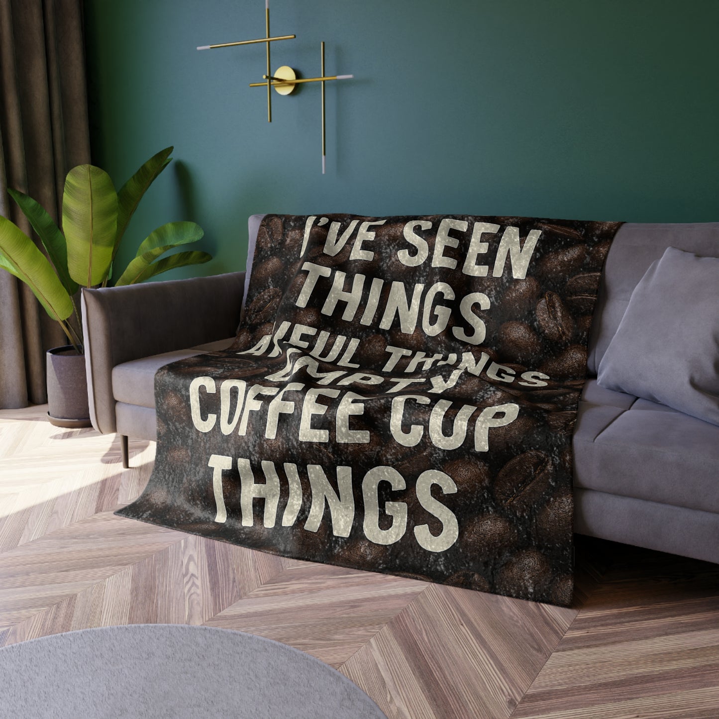 I've Seen Things Crushed Velvet Blanket