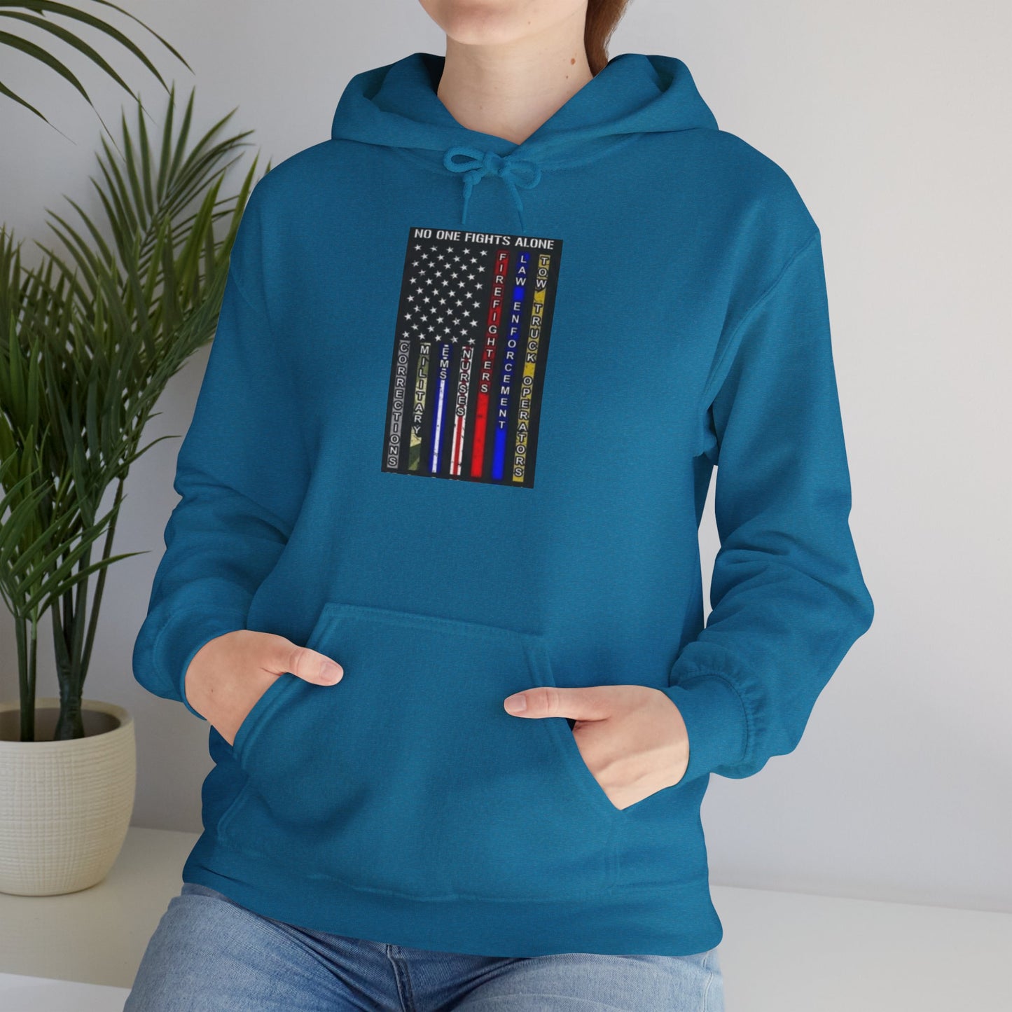 No One Fights Alone Unisex Hoodie