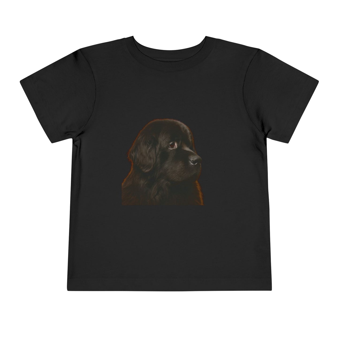 Newfie Head Toddler Unisex Short Sleeve Crewneck Tee