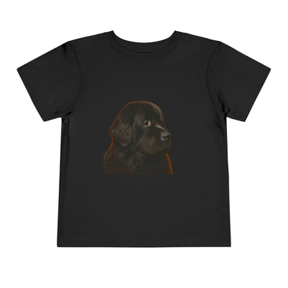 Newfie Head Toddler Unisex Short Sleeve Crewneck Tee