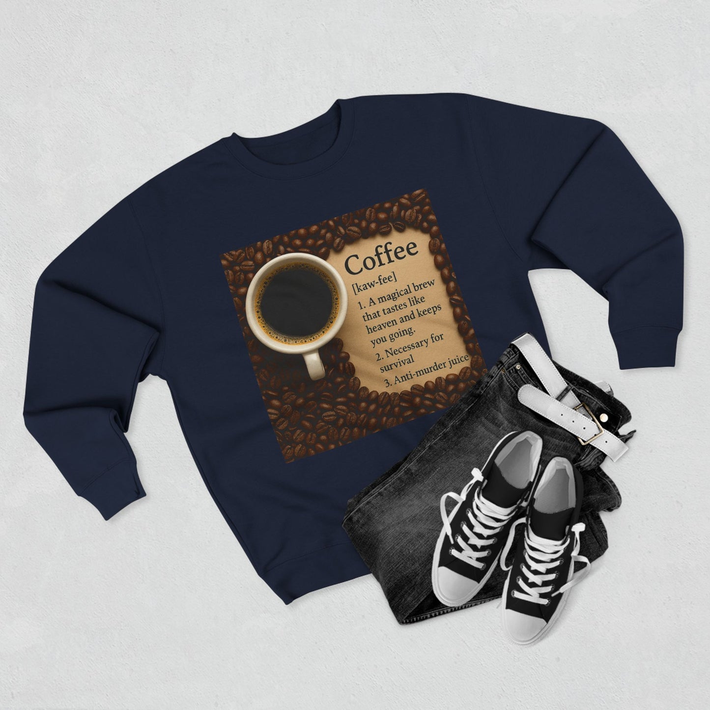 Coffee Definition Unisex Crewneck Sweatshirt