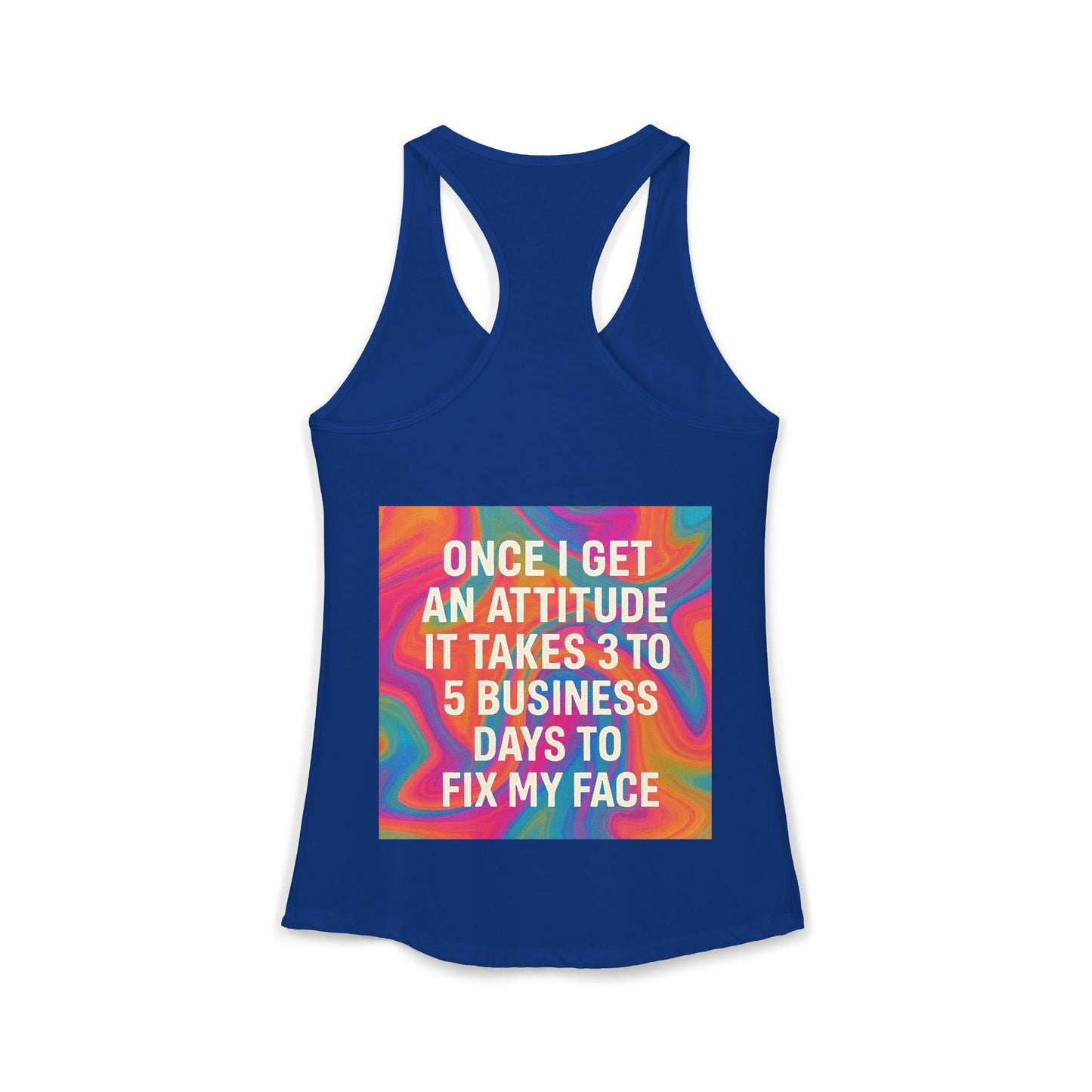 Fix My Face Women's Racerback Tank