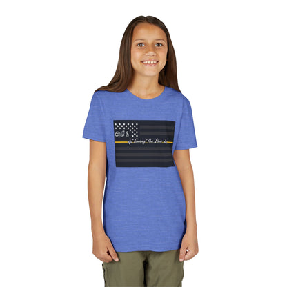 Thin Yellow Line Youth Unisex Short Sleeve Crewneck Tee