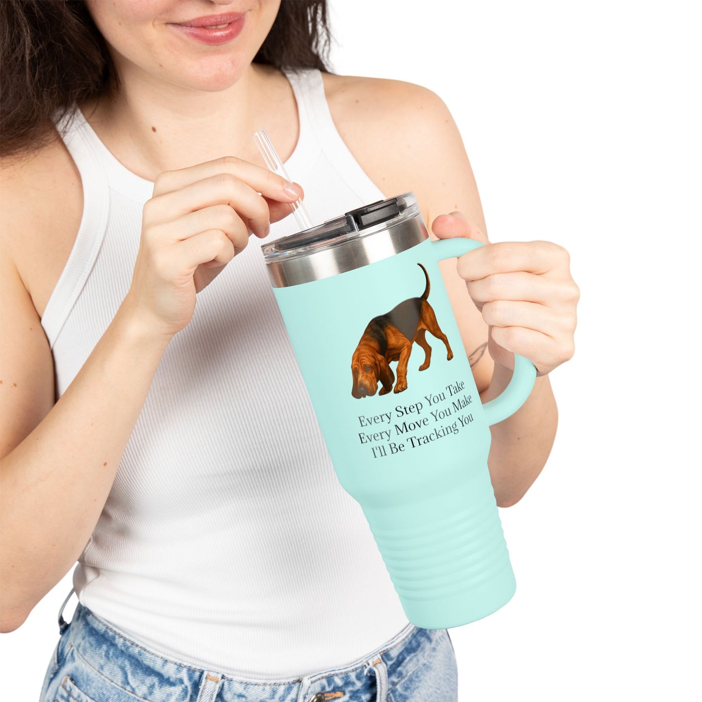 Tracking You Insulated Travel Mug