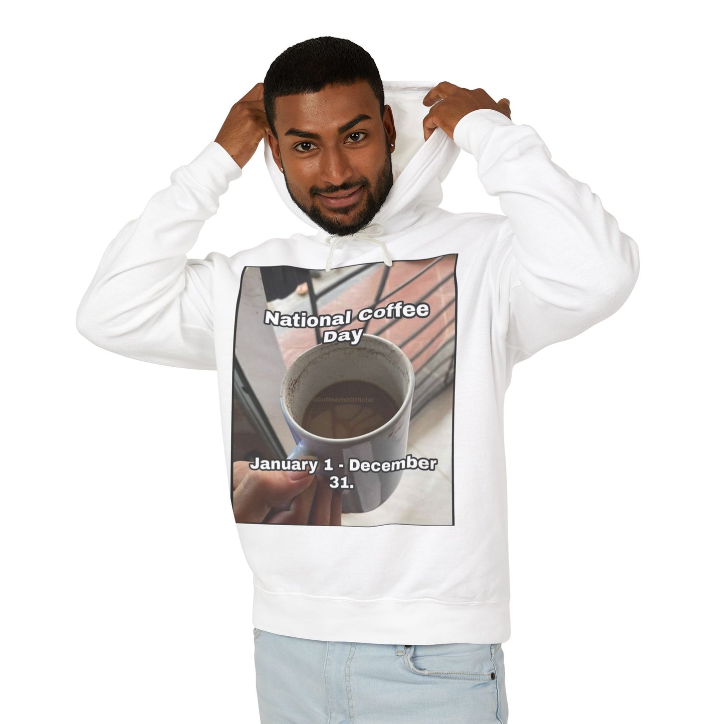 National Coffee Day Unisex Lightweight Hoodie