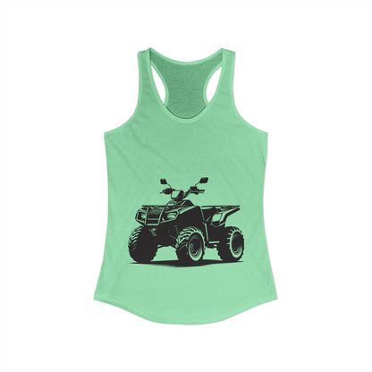 Off The Beaten Path Quad Women's Racerback Tank