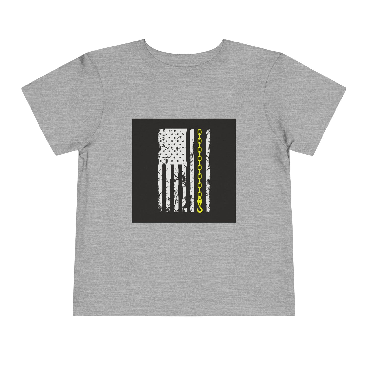 Thin Yellow Line Toddler Unisex Short Sleeve Crewneck Tee